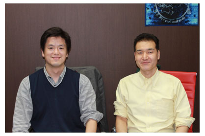左：竹内先生、右：興津先生